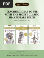 Teaching Ideas To Use With The Signet Classic Shakespeare Series