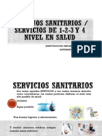 Servicios de Salud - I - II - III y IV Nivel PDF