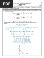 Patter Recognition (Spring 2010) Midterm Exam: and ω are distributed according to