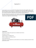 Study of Air Compressor