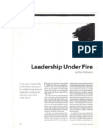 Leadership Under Fire