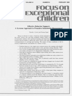 Effective Behavior Support A Systems Approach To P PDF