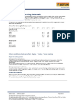 Maximum Over Coating Intervals: Application Guide Jota Armour