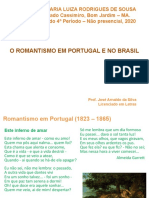 Romantismo em Portugal e No Brasil