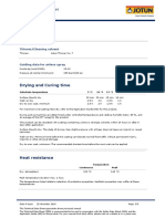 Drying and Curing Time: Technical Data Sheet Pilot QD Primer