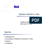 Weather Risk Management in India