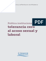 Política Institucional de Tolerancia Cero Al Acoso Sexual y Laboral Final