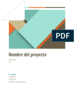 Propuesta de Proyecto