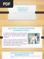 Estrategias de Diversificacion Exposicion Si