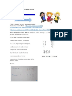 Matematicas Act 5, 6 y 7