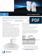 Best Practices For Installation of The Airfiber Af 5/af 5U: Design Guide