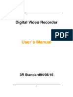 User's Manual: Digital Video Recorder