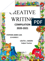 Creative Writing: Compilation 2020-2021