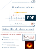 Gravitational-Wave Echoes: Paolo Pani