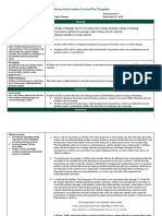 Fluency Intervention Lesson Plan Template: State Learning Standards