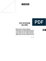 Daihatsu EJ-DE Engine EFI System