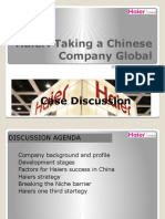 Haier's Global Strategy