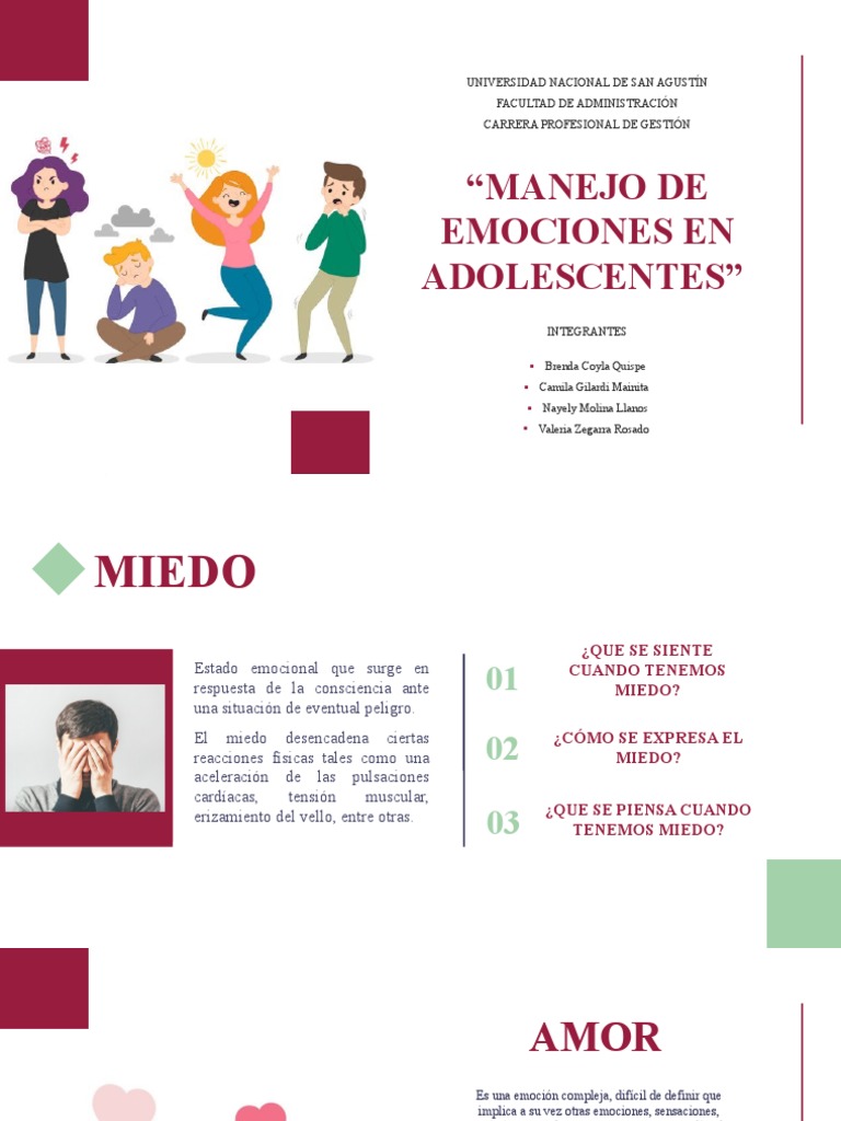 Manejo de emociones en adolescentes | PDF | Las emociones | Ira