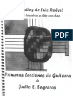 Estudios del Metodo de guitarra de Sagreras a duo..pdf