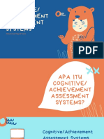 Cognitive - Achievement Assessment Systems