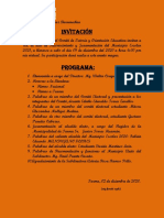 Programa Juramentacion Alcalde Escolar Electo 2021