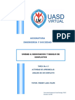 Caso de Estudio Manejo de Conflictos