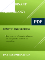 Recombinant DNA TECHNOLOGY