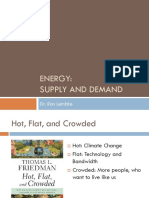 ENERGY DEMAND AND SUPPLY TRENDS
