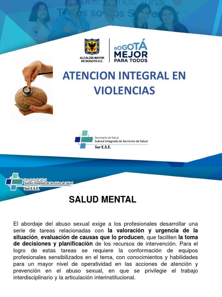Atención Integral a Víctimas de Violencia Sexual | PDF