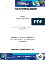 Evidencia 4 Plan de Mejoramiento "Derechos y Principios Éticos en Ejercicio de Mi Profesión