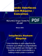 Projetando Interfaces Homem-Máquina - Conceitos: Maria Alice Grigas Varella Ferreira Ep-Usp