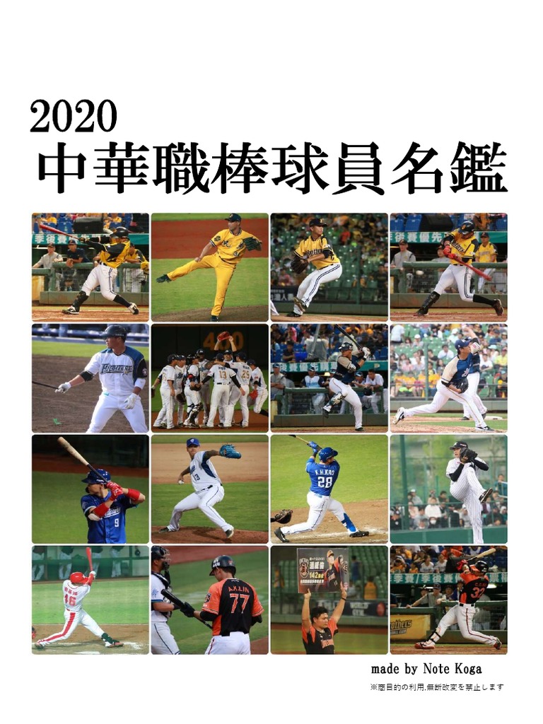 分享版】2020中華職棒球員名鑑 PDF | PDF