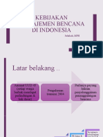 Manajemen Bencana Di Indonesia (P5)