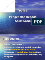 Pengenalan Sains Sosial 1