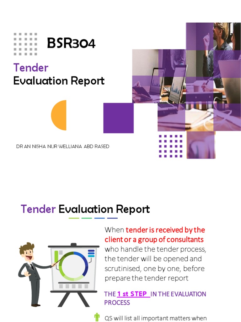 Tender Evaluation Process Overview | PDF | Evaluation | Business
