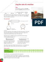 Measuring The Rate of A Reaction