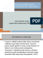 2491 - 47212 - 22. PPT Askep Wanita Masa Reproduksi (Trauma Melahirkan) Aminore