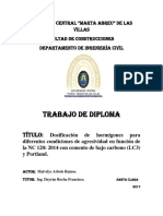 Dosificación de hormigones para condiciones de agresividad