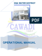Calabanga Water District Operations Manual