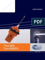 Manual User Manual Tron 60S and Tron 60GPS PDF