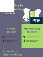 Accounting For Merchandising Business