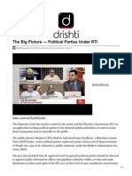 The Big Picture - Political Parties Under RTI: Watch Video at