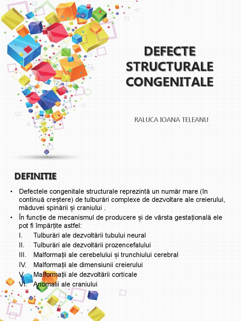 Defecte Structurale Congenitale PDF | PDF
