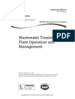 Wastewater Treatment Plant Operation and Management
