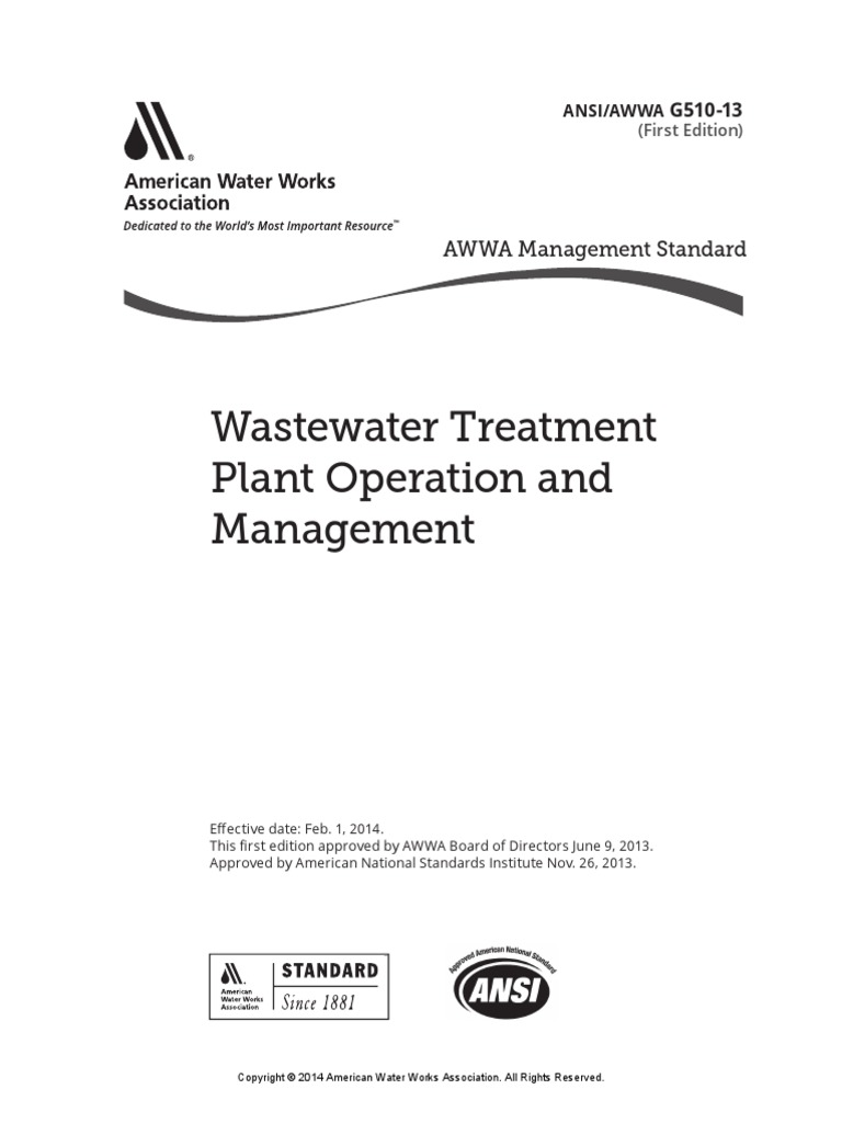 Wastewater Treatment Plant Operation and Management | PDF | Science ...
