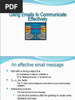 Using Emails To Communicate Effectively