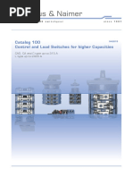 Catalog 100 Control and Load Switches For Higher Capacities: CAD, CA and C Type Up To 315 A L Type Up To 2400 A