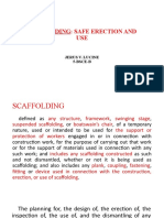 Scaffolding: Safe Erection and USE: Jerus V. Lucine 5-BSCE-B