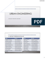 Urban Engineering: A Group Presentation by