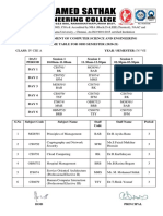 Online Class Time Table 2020-21 Odd PDF